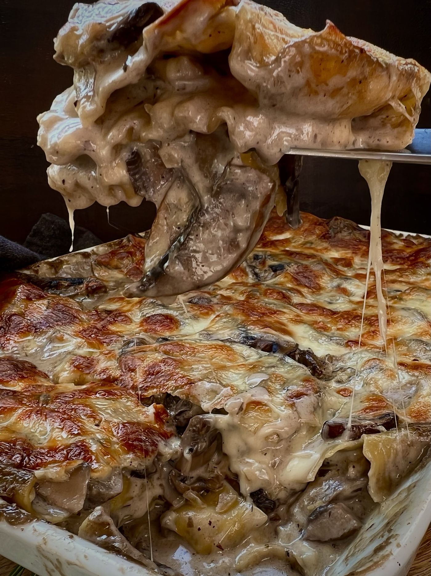 Lasaña de Hongos